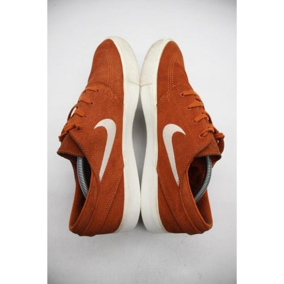 Nike Zoom Air Stefan Janoski Men’s 13 Brown Swoosh Skateboard Shoes AQ7475-203 - Picture 6 of 10